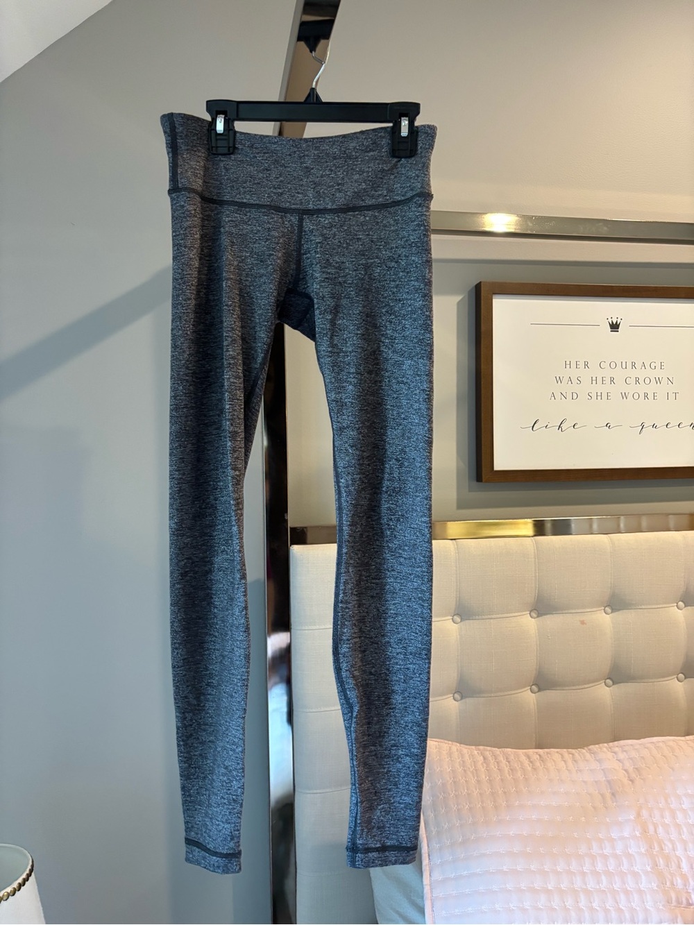lululemon athletica Grey Heather High-Rise Leggings